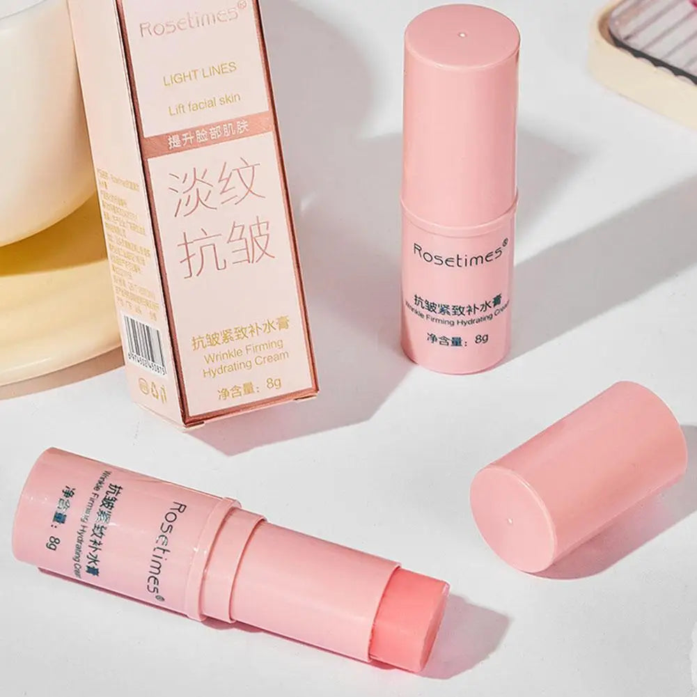 Rosetimes Instant Wrinkle Bounce Multi Balm Stick - Hydrating Anti Aging Moisturizer For Face Neck Korean Skin Care Beauty Stick