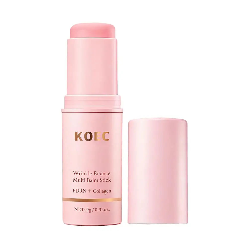 PDRN Collagen Wrinkle Bounce Multi Balm Korean Skin Care Cream Stick For Lasting Moisturizing Smoothing Wrinkle Deep Hydrating