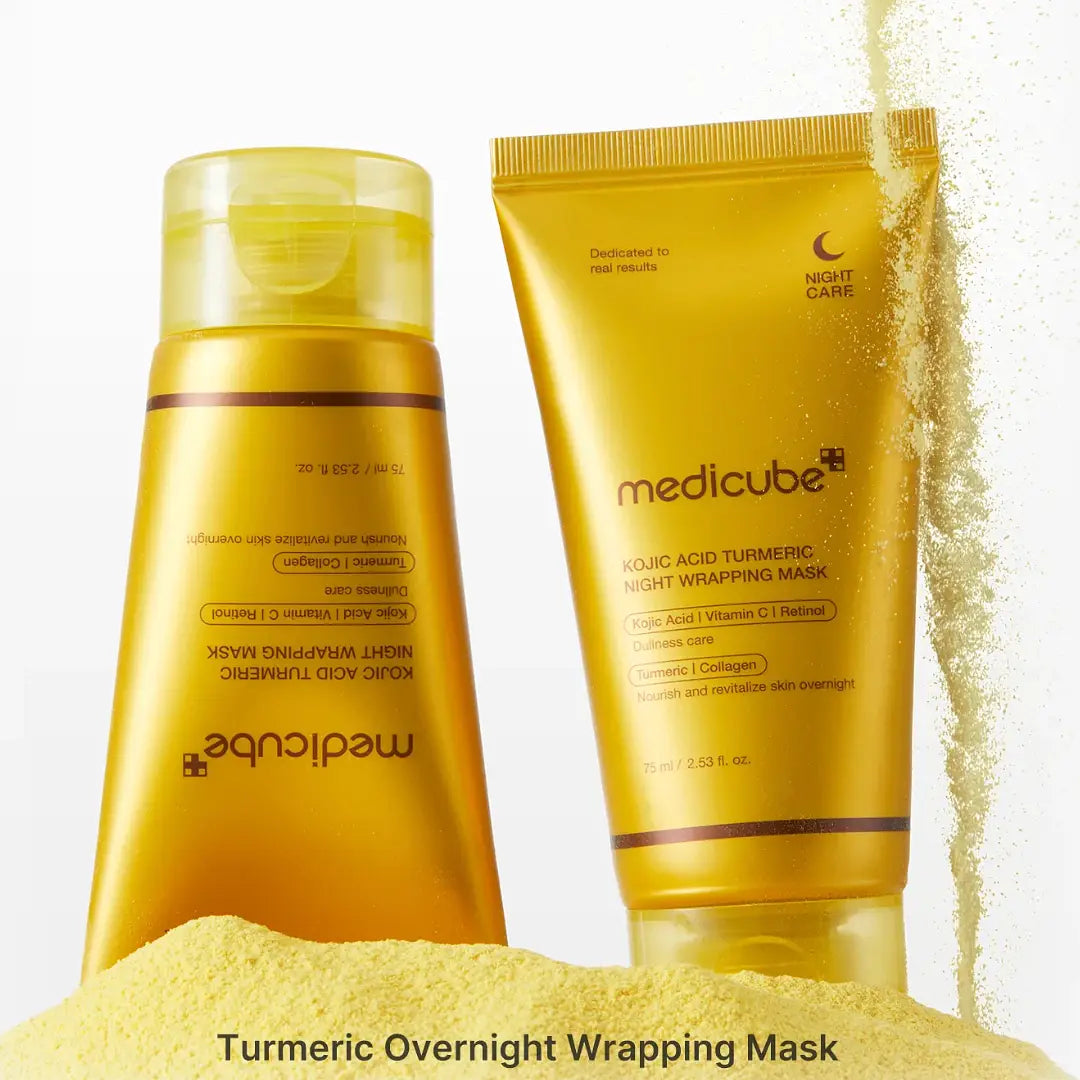 MEDICUBE Kojic Acid Turmeric Night Wrapping Mask 75ml