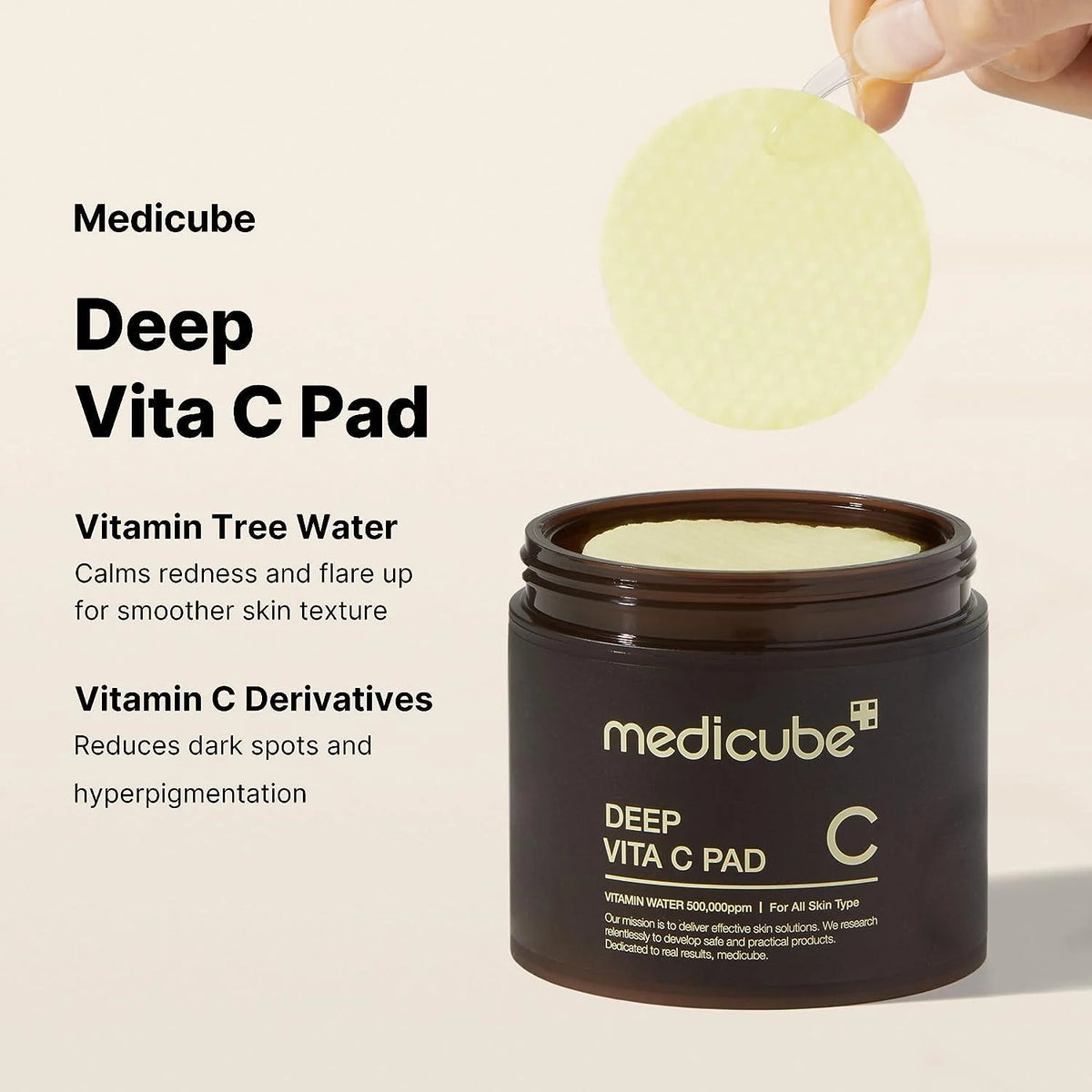 Medicube Deep Vita C Pads, 70 Sheets