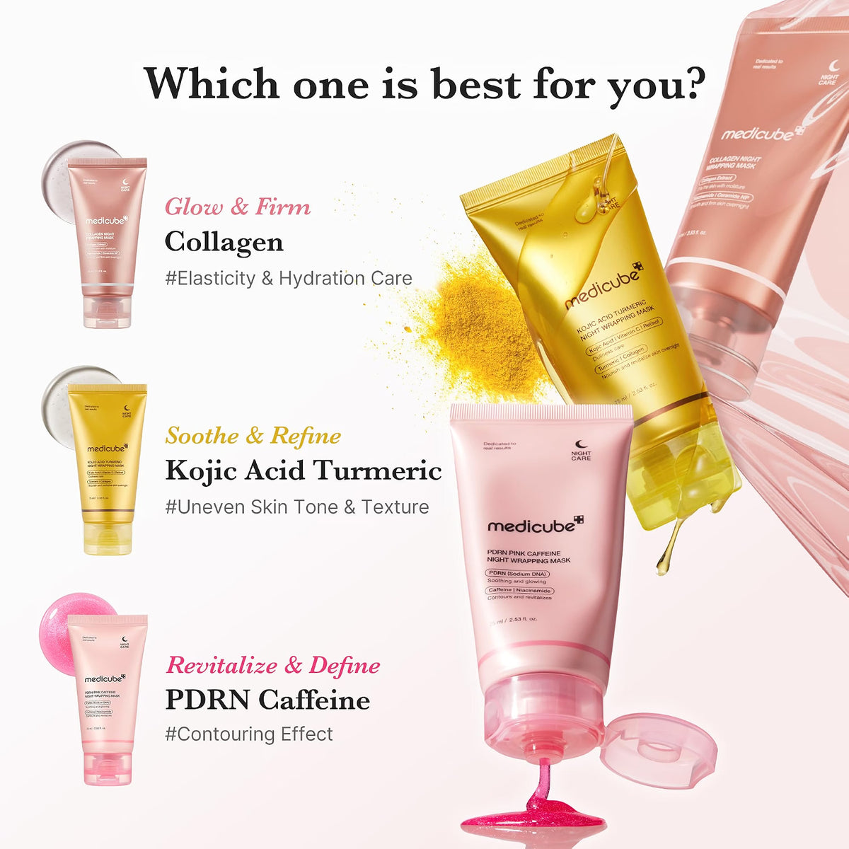 MEDICUBE Collagen Milky Toning Wrapping Mask 75ml