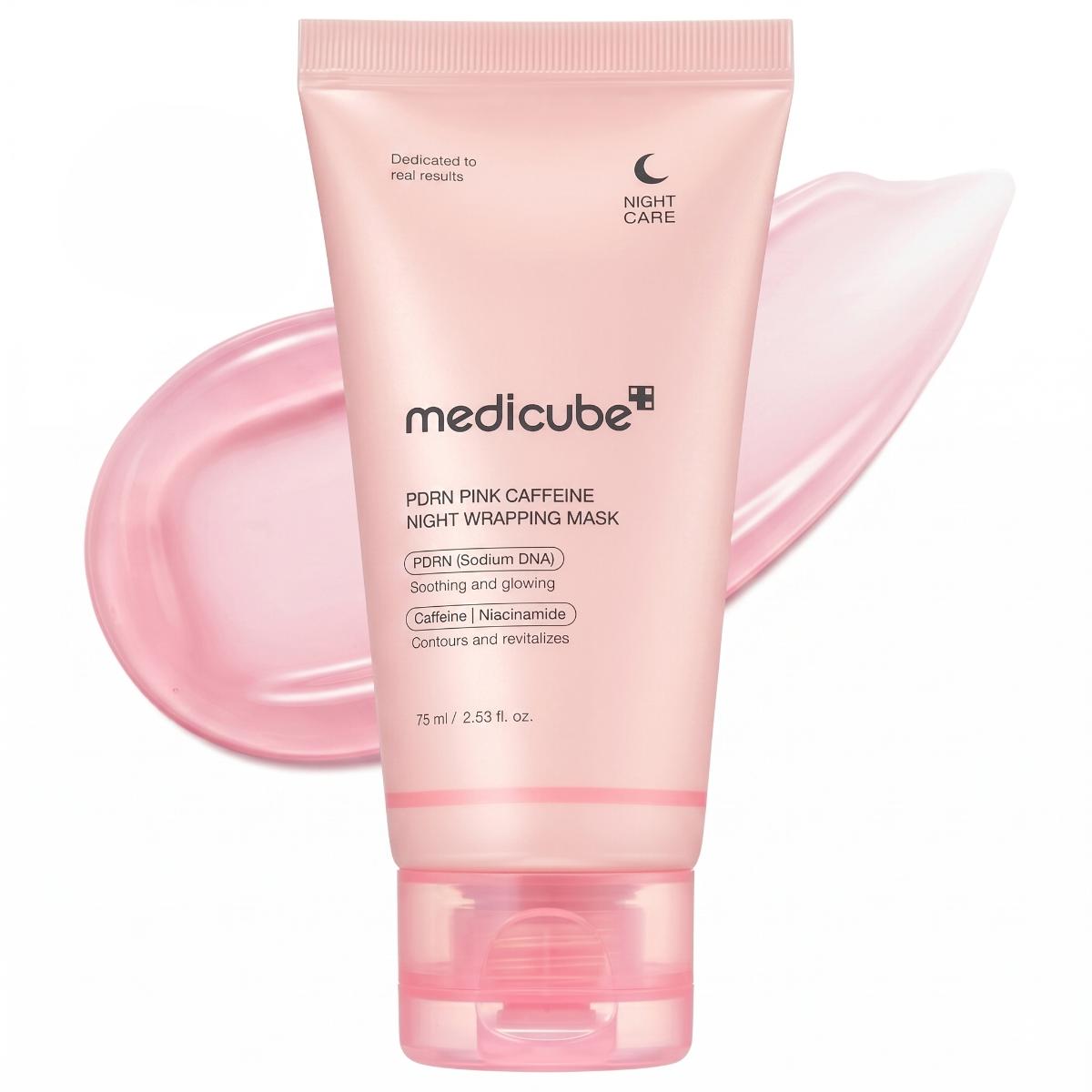 Medicube PDRN Pink Caffeine Night Wrapping Mask, 75 ml