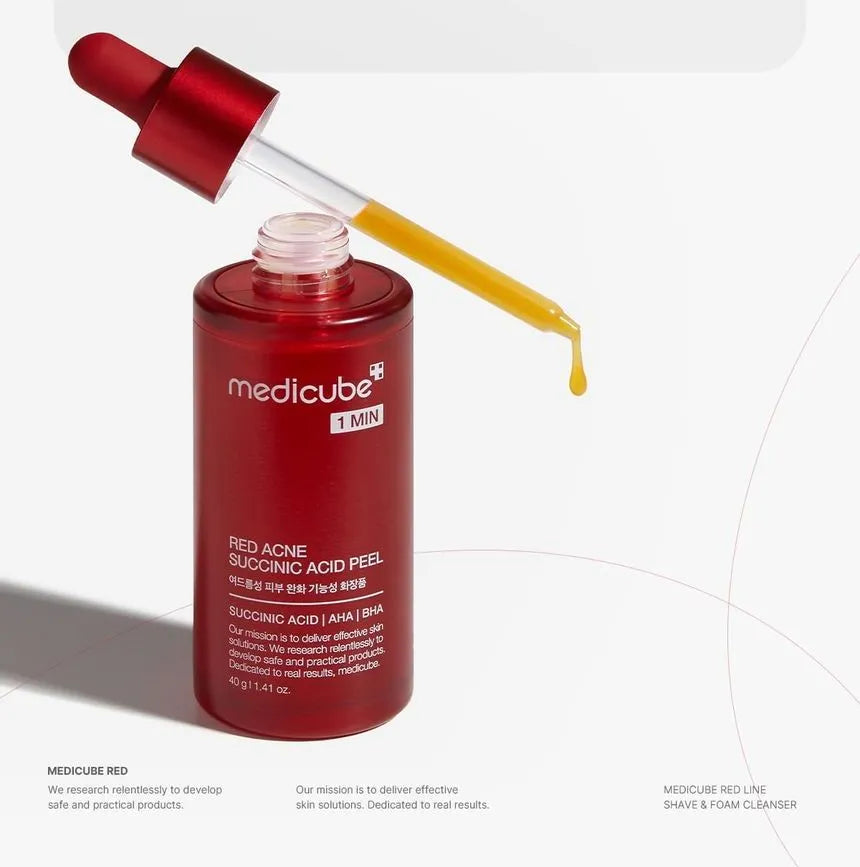 Medicube Red Acne Succinic Acid Peel Serum, 40 g