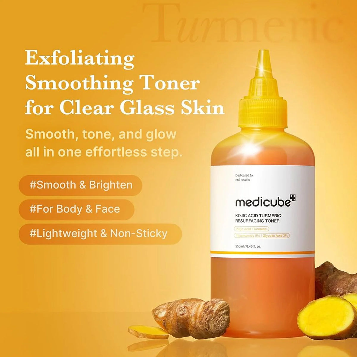MEDICUBE Kojic Acid Turmeric Toner 250ml