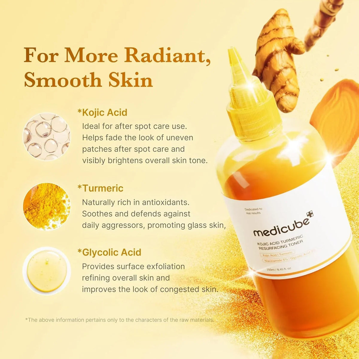 MEDICUBE Kojic Acid Turmeric Toner 250ml