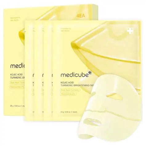 MEDICUBE Kojic Acid Turmeric Gel Mask 4ea