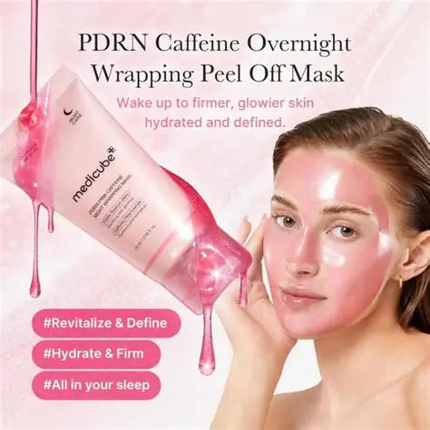 Medicube PDRN Pink Caffeine Night Wrapping Mask, 75 ml