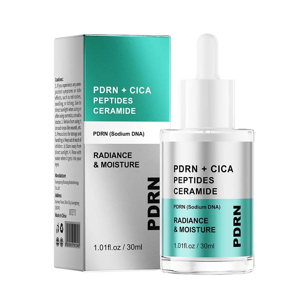 Korea PDRN+CICA Peptides Ceramide Essence With High Concentration Centella Asiatica Deeply Repairs & Enhances Skin Elasticity