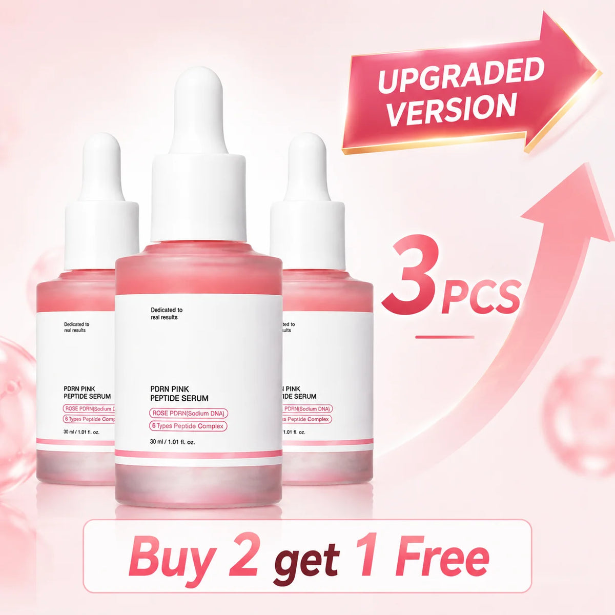 Korean Premium Peptide Collagen Serum Deep Hydration Refine Skin Texture