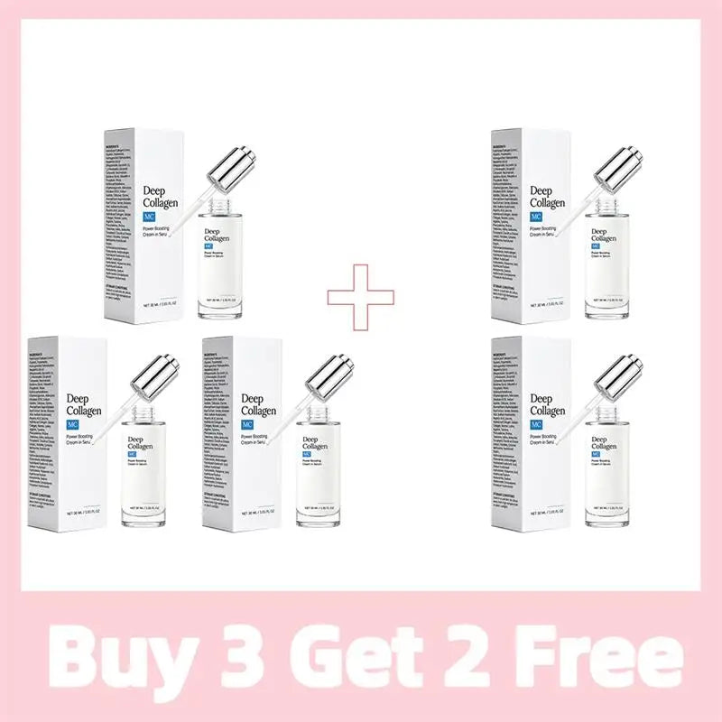 30ml Deep Collagen Power Boosting Cream In Serum Lightweight Non‑Greasy Fast‑Absorbing Daily Facial Skin Care Essence For Face
