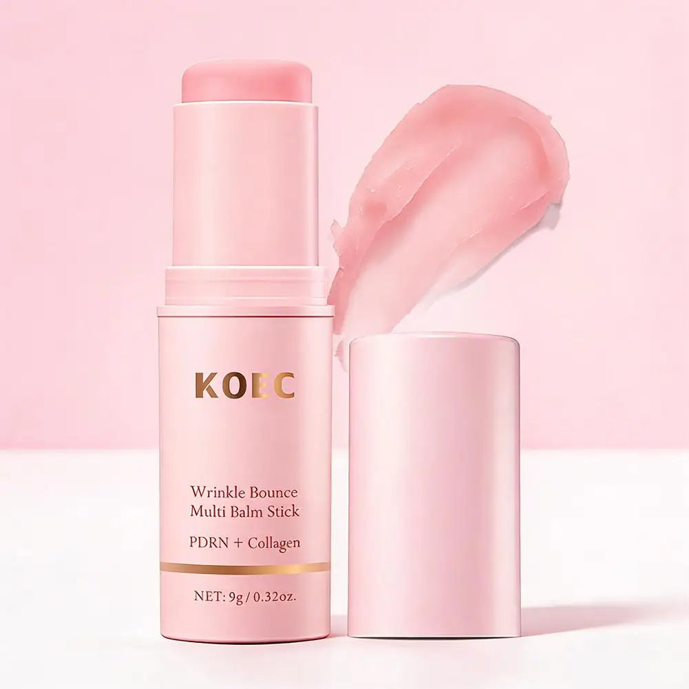 PDRN Collagen Wrinkle Bounce Multi Balm Korean Skin Care Cream Stick For Lasting Moisturizing Smoothing Wrinkle Deep Hydrating
