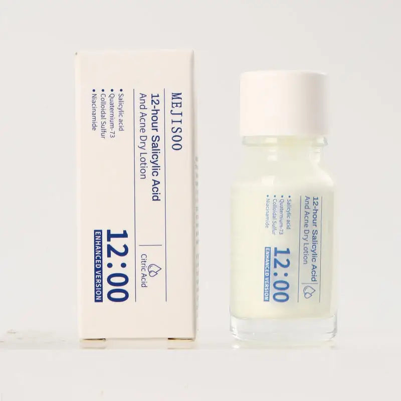 Korean Salicylic Acid Acne Remove Lotion 10ml Reduce Facial Dryness Acne Control Oil Refresh Not Greasy Day&Night Double Repair
