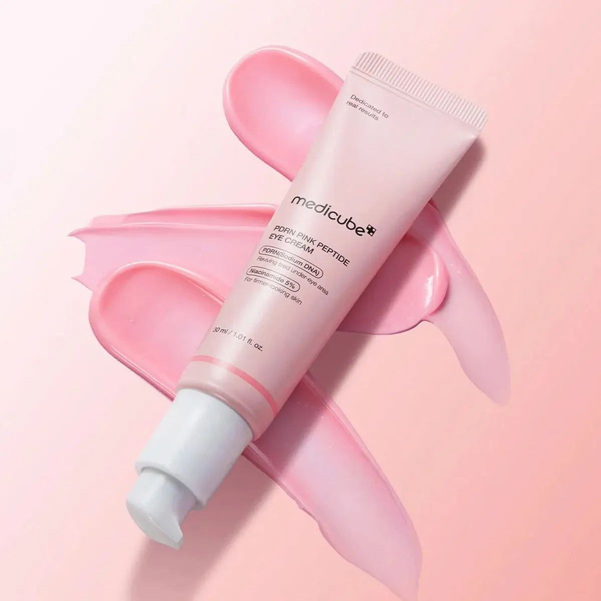 MEDICUBE PDRN PINK PEPTIDE EYE SERUM 30ml, Smooth Liquid, Gentle Eye Care, Korean Cosmetics, Korean Skincare