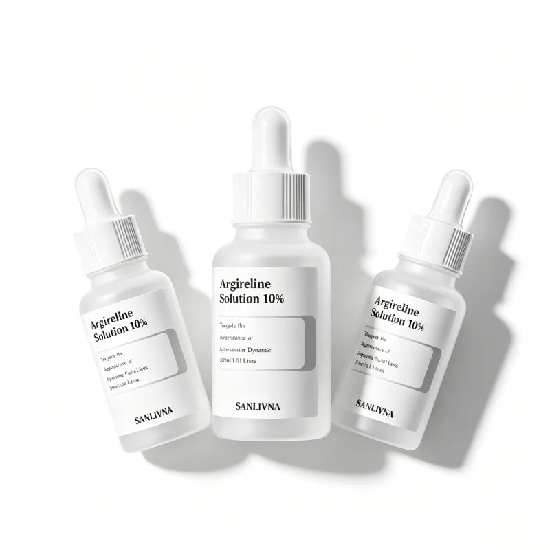 Korean Skincare Argireline Solution 10% Serum,Hydrating Anti-Aging Booster Face Serum Firming Smooth Skin Beauty Products 30ml