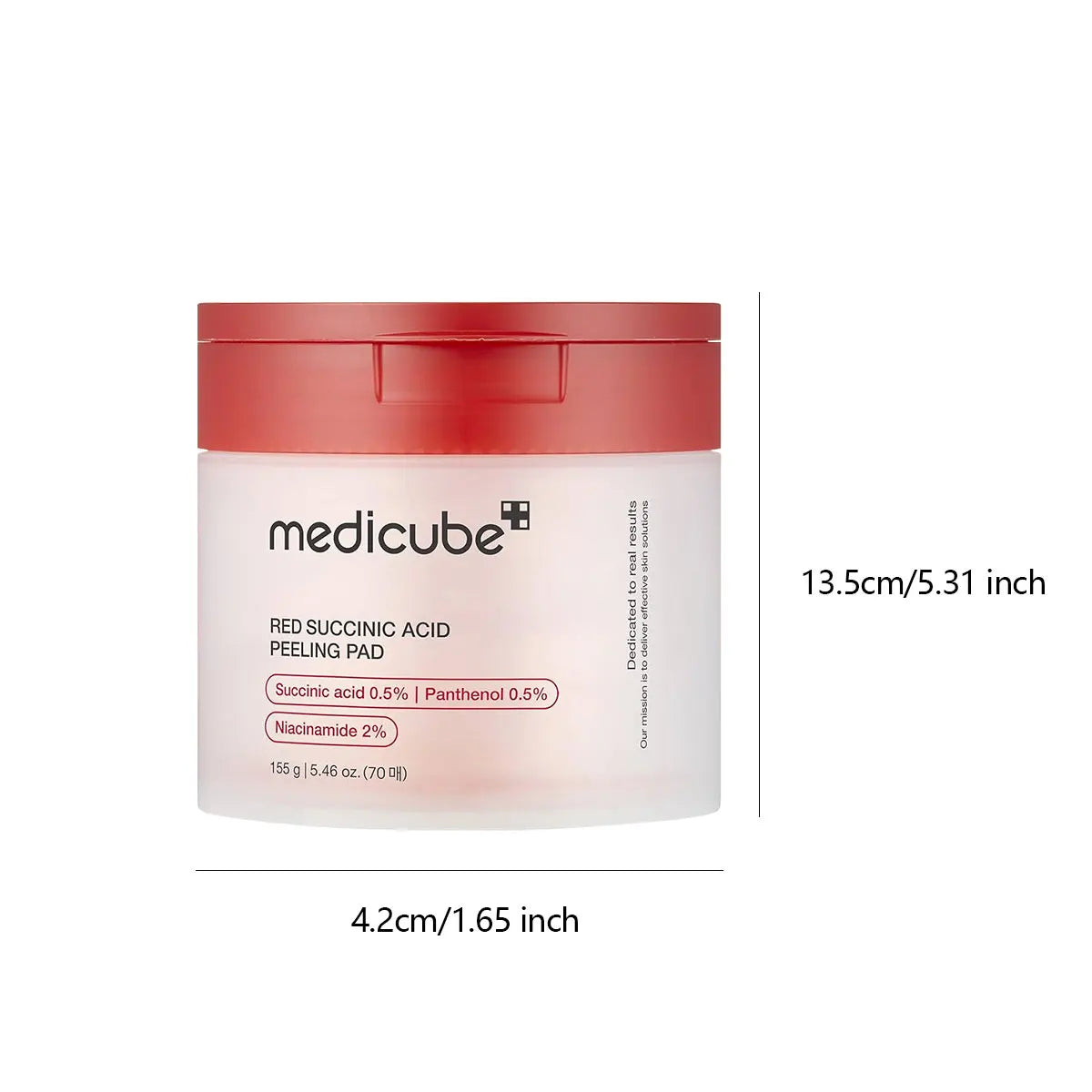 MEDICUBE RED SUCCINIC PEELING PAD 2024, Soft Pad Touch, Mild Liquid, Korean Cosmetics, Korean Skincare