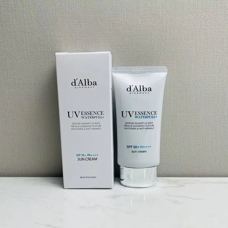 d'Alba Sunscreen Purple UV Essence Waterfull Sun Cream 50mL SPF50+ PA++++ Moisturizing Gentle Nourishing Refreshing Skin Care
