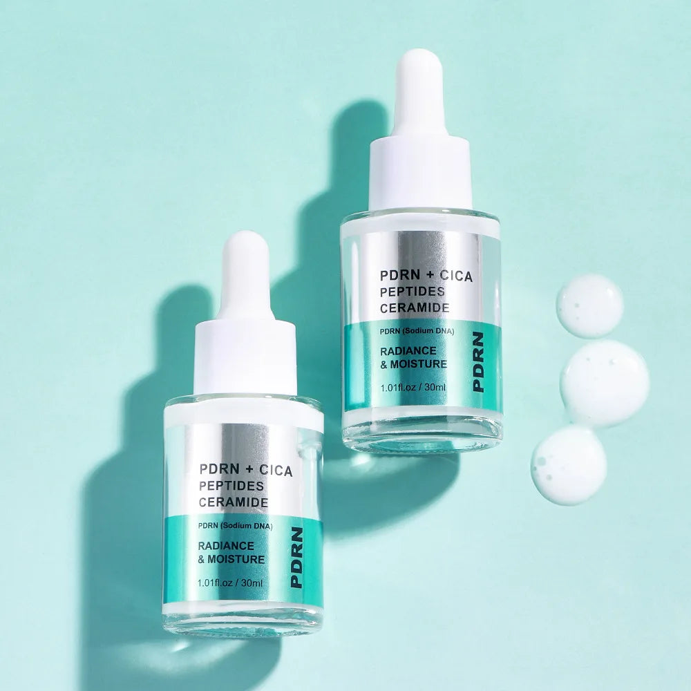 Korea PDRN+CICA Peptides Ceramide Essence With High Concentration Centella Asiatica Deeply Repairs & Enhances Skin Elasticity