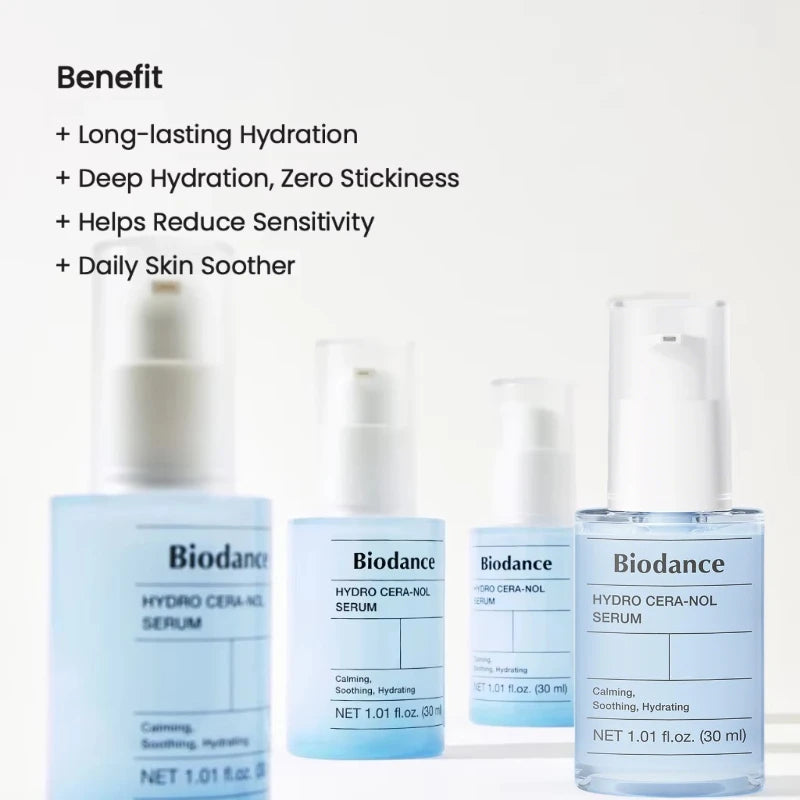 Korean Skincare Collagen Peptide & Hydro Cera-nol Serum,Facial Pore Minimizing,Firming and Hydration Boost Serum 30ml