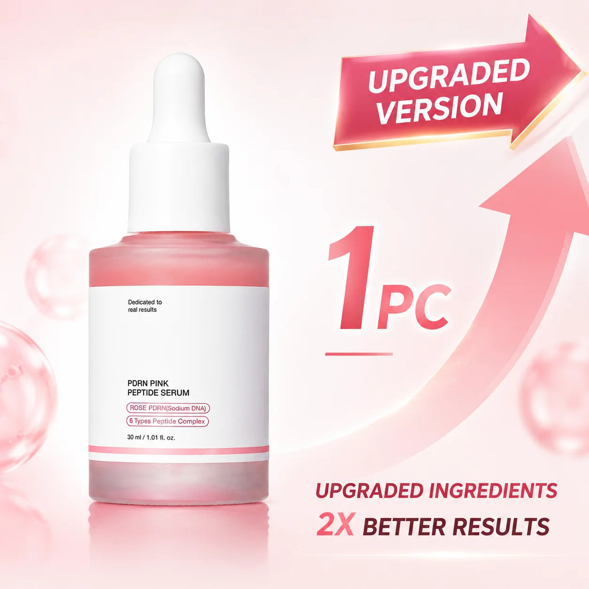 Korean Premium Peptide Collagen Serum Deep Hydration Refine Skin Texture