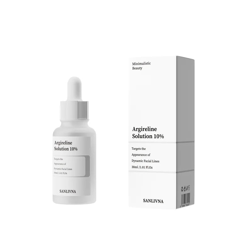 Korean Skincare Argireline Solution 10% Serum,Hydrating Anti-Aging Booster Face Serum Firming Smooth Skin Beauty Products 30ml