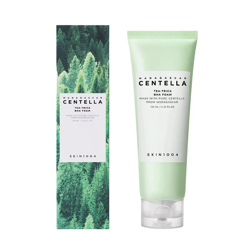 Korean Centella Poremizing Deep Cleansing Foam,Tone Brightening Cleansing Gel Foam,Facial Moisturizing Fresh Cleanser 125ml