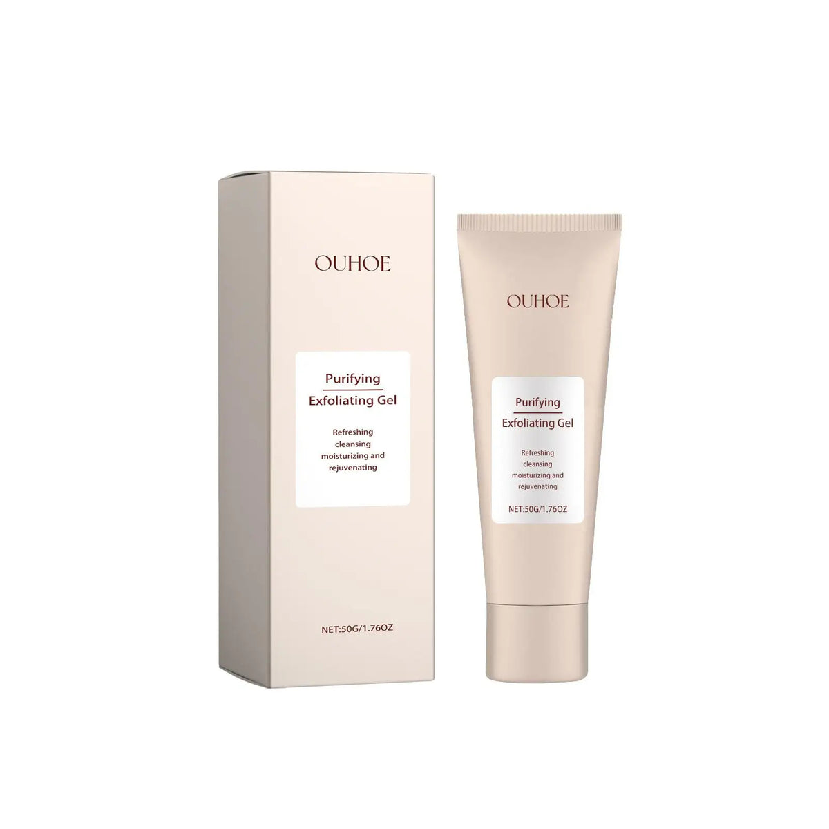 Exfoliating Gel: Skin Gentle Cleansing, Pores Rejuvenation, Blackhead & Acne Control