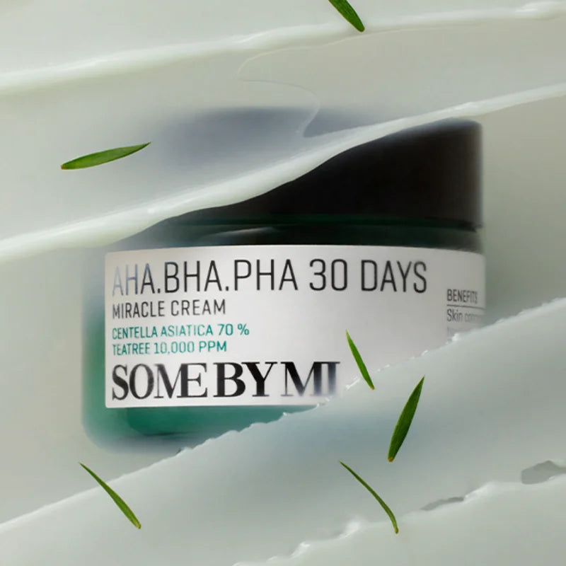 SOME BY MI AHA BHA PHA Skincare - Moisturizer Cream, Salicylic Acid Cleanser for Exfoliation, Toner for Pore Care & Oil Control
