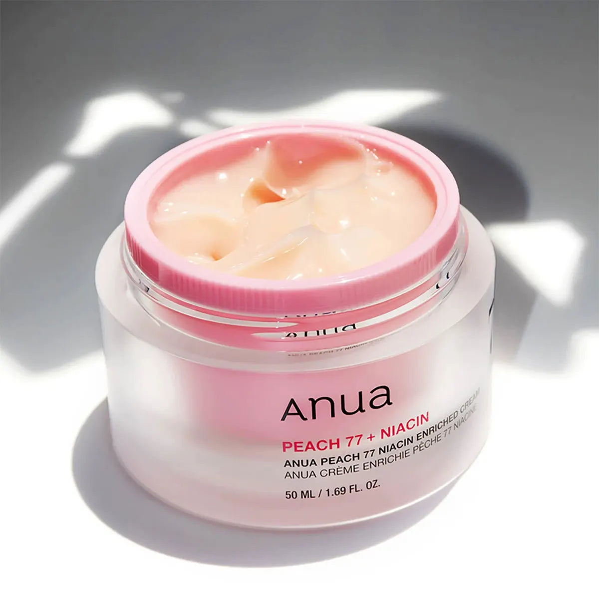 ANUA Peach 77% Niacin Enriched Cream 50ml, Silky Texture, Non-Greasy, Boost Skin Glow, Korean Cosmetics, Korean Skincare