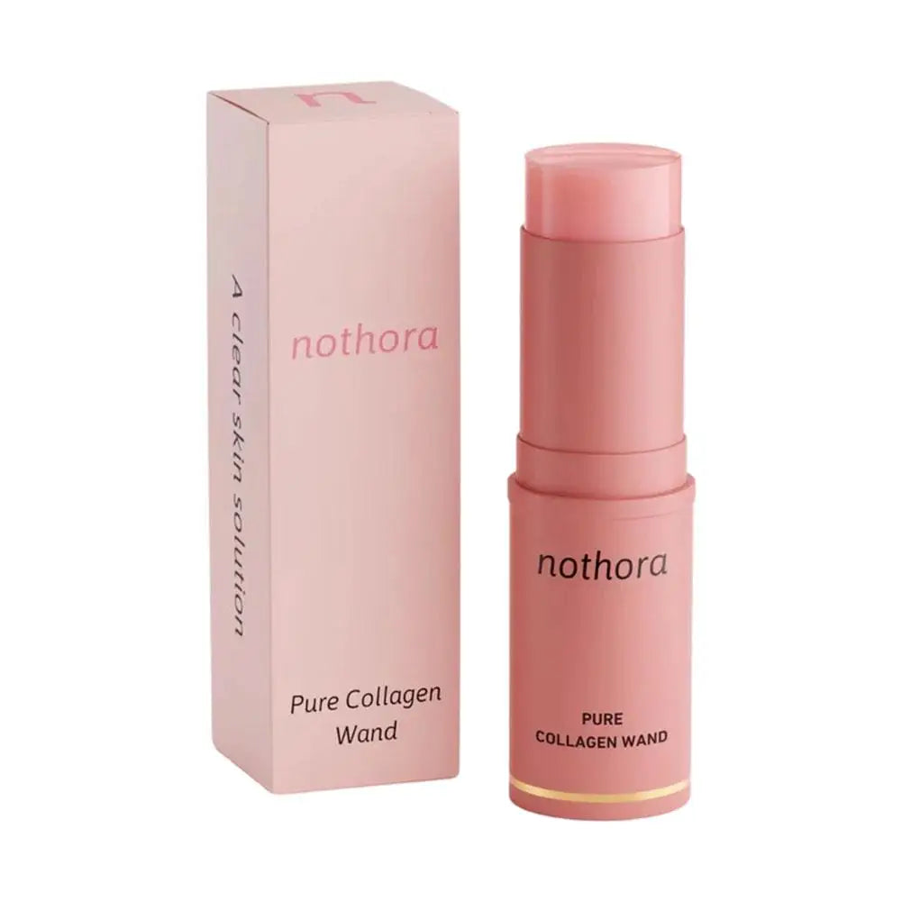 Nothora Pure Collagen Wand Pink Multi Balm Stick Enhance Radiance Boost Elasticity Facial Moisturizer Plumping For Face Eye Neck
