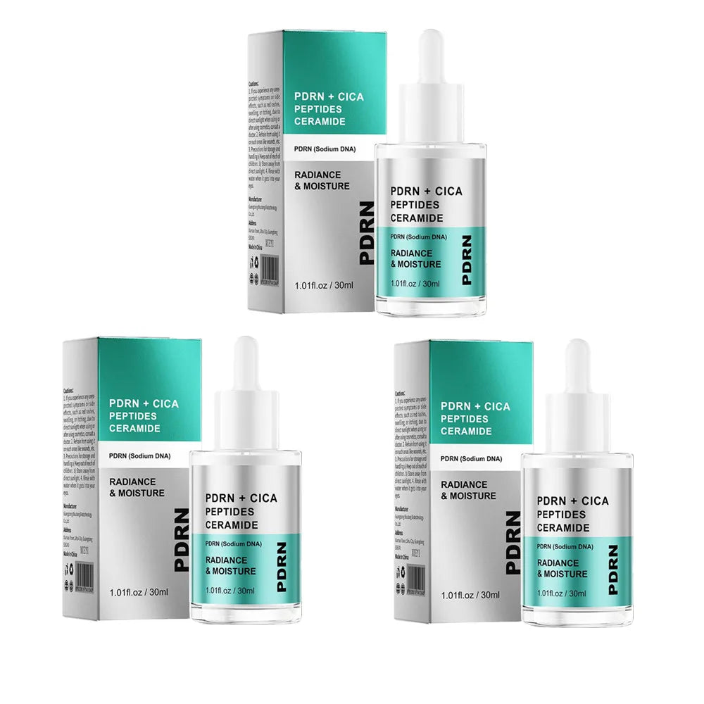 Korea PDRN+CICA Peptides Ceramide Essence With High Concentration Centella Asiatica Deeply Repairs & Enhances Skin Elasticity