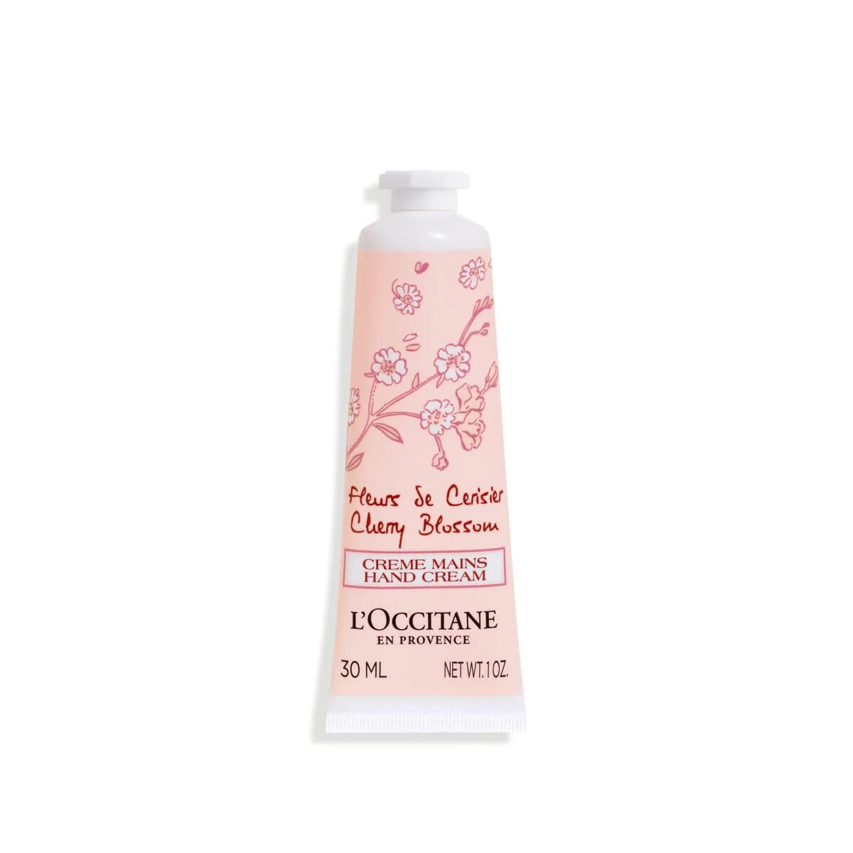 L'OCCITANE 20% Shea Butter,Rose Cherry Blossom Hand Cream,Nourishes Protects Dry Hands Fast Absorbing Non Greasy Lotion Skincare