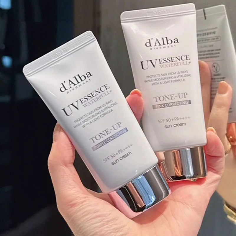 d'Alba Sunscreen Purple UV Essence Waterfull Sun Cream 50mL SPF50+ PA++++ Moisturizing Gentle Nourishing Refreshing Skin Care
