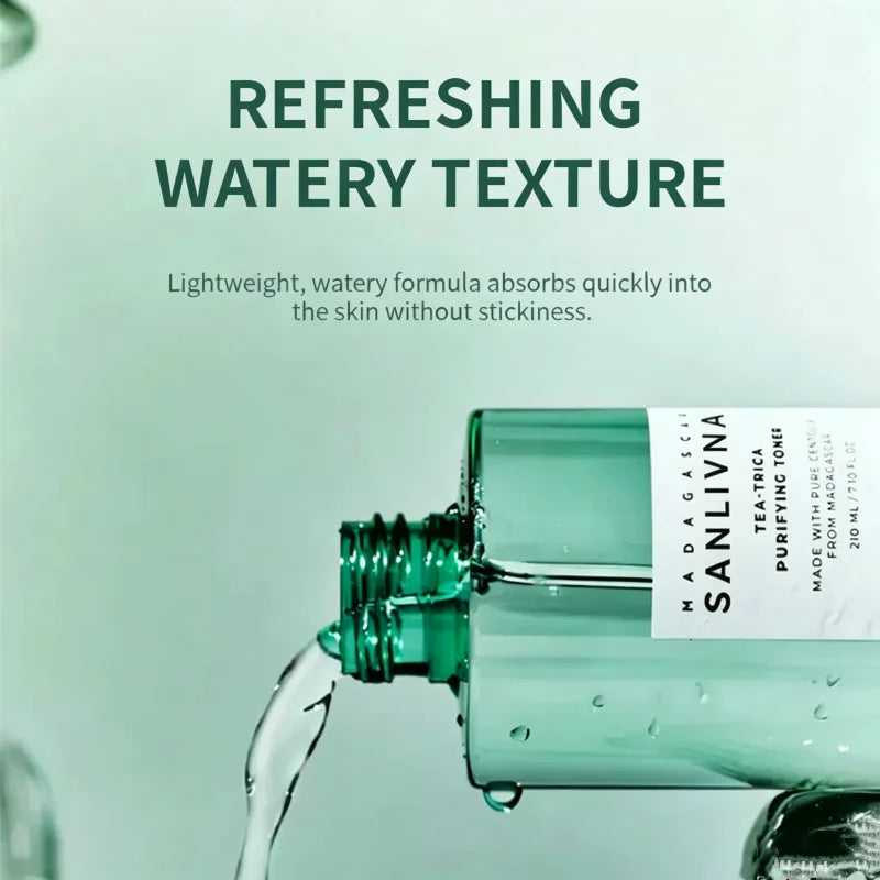 Korean Centella Tea-Trica Oil Control Soothing Toner,Soothing Ampoule Essence Hydrating Refreshing Face Serum Skincare Products