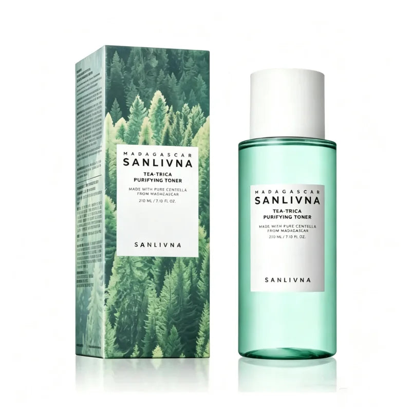 Korean Centella Tea-Trica Oil Control Soothing Toner,Soothing Ampoule Essence Hydrating Refreshing Face Serum Skincare Products