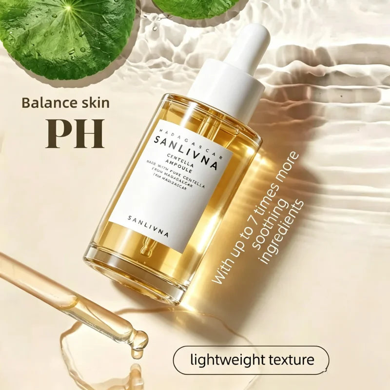 Korean Madagascar Centella Asiatica Ampoule Facial Serum,Soothes Acne Prone Moisturizing Repair Skin Barrier Skincare Products
