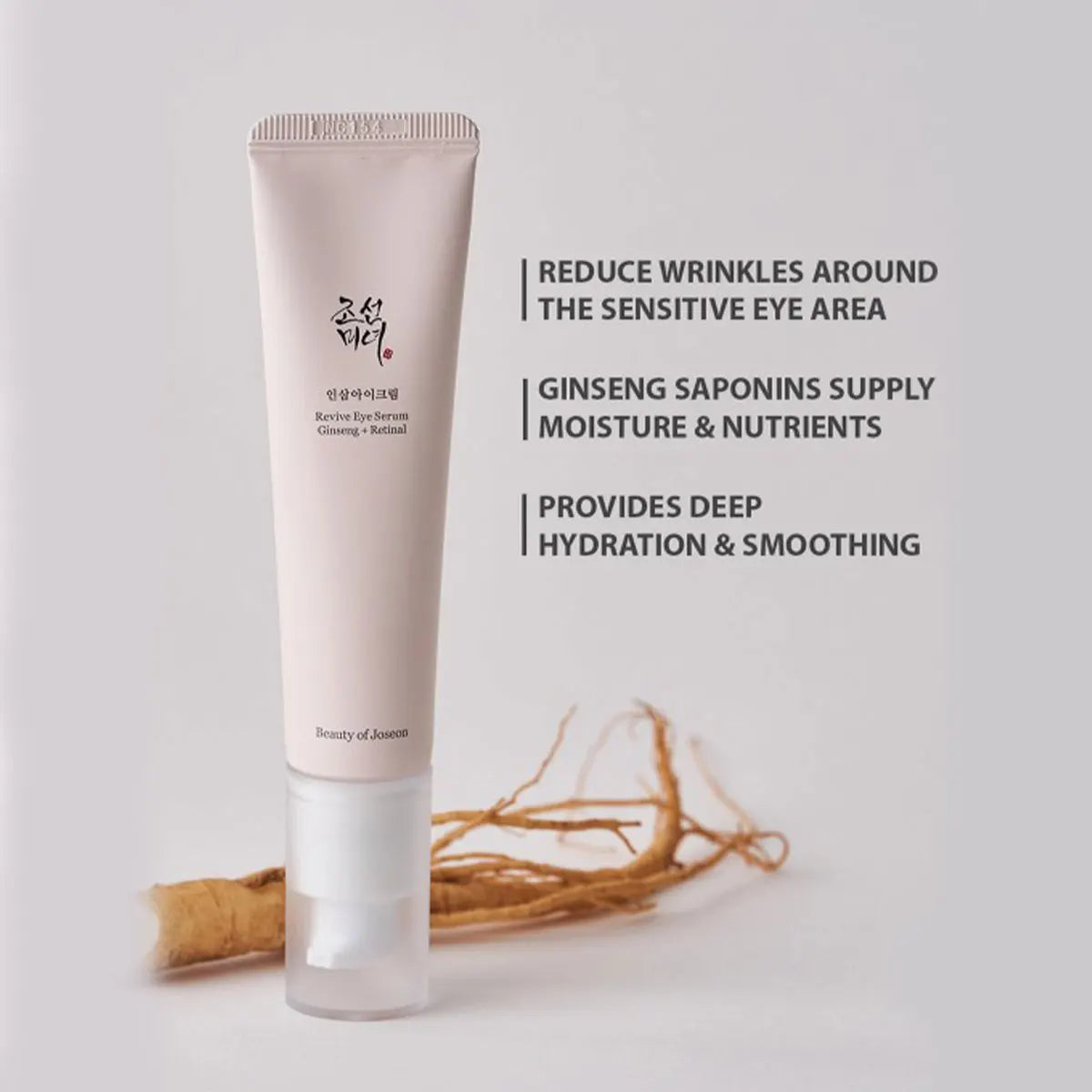 BEAUTY OF JOSEON Ginseng Eye Cream 30ml,Softening Delicate Skin,Oil-Balancing,Deep Nourishing,Korean Skincare,Korean Makeup