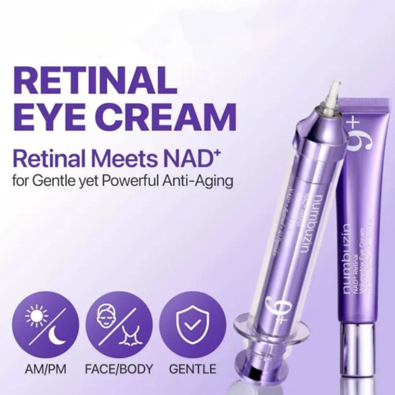 Korean Skincare No.9 NAD Retinol Eye Cream for Anti-Aging,Gentle Retinal Face Moisturizing Firmer Skin Eye Care Gifts for Women