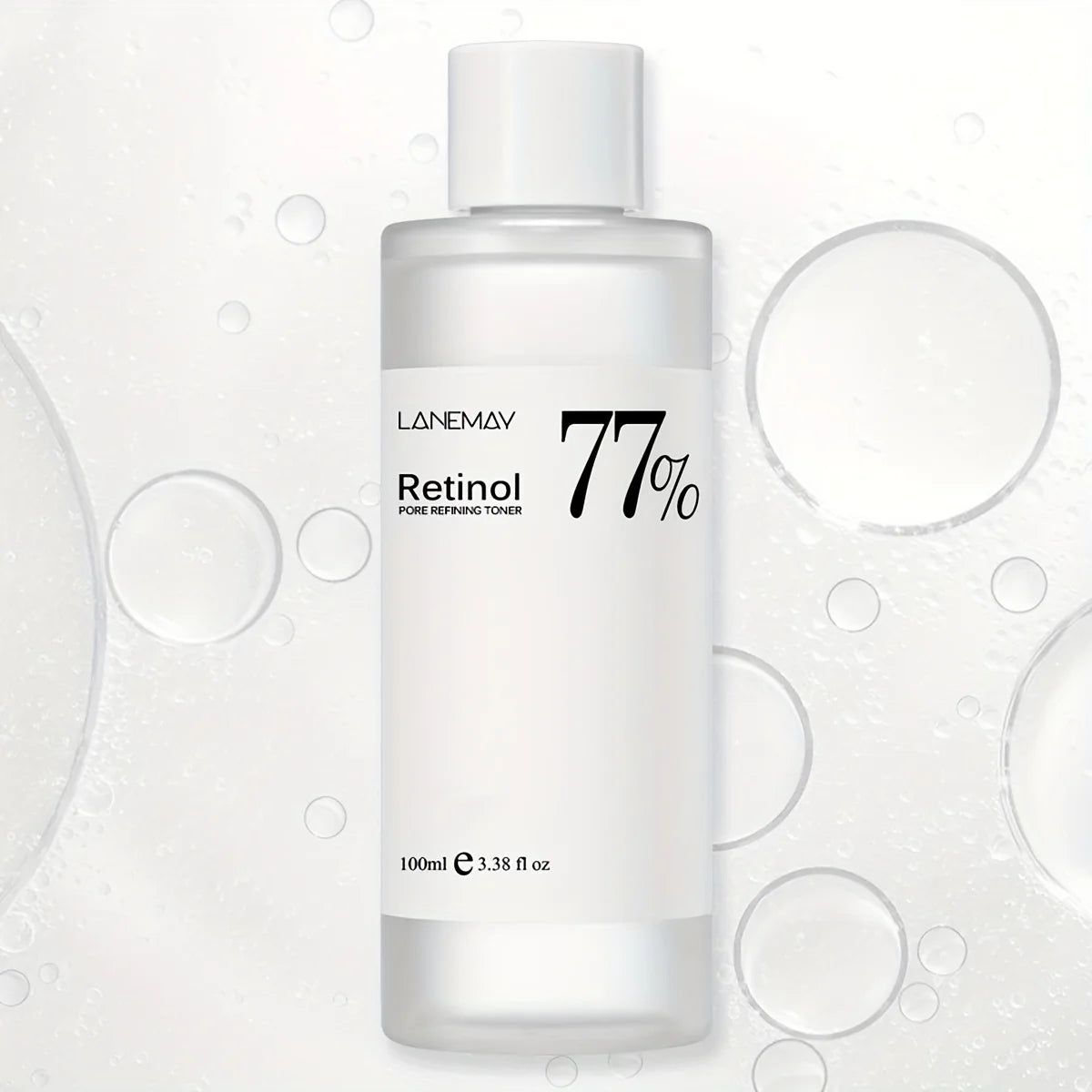 100ml 77% Soothing Toner With Retinol, For Sensitive Skin, Dry Skin, Aging Defying Skin, Helps Refine, And Exfoliate The Face