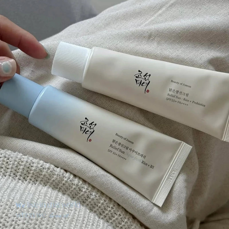 Beauty of Joseon Brand SPF50+ Anti UV Sun Block Facial 50ml Sunscreen for Body and Face Rice Probiotic Solar Blocker Skin Cream