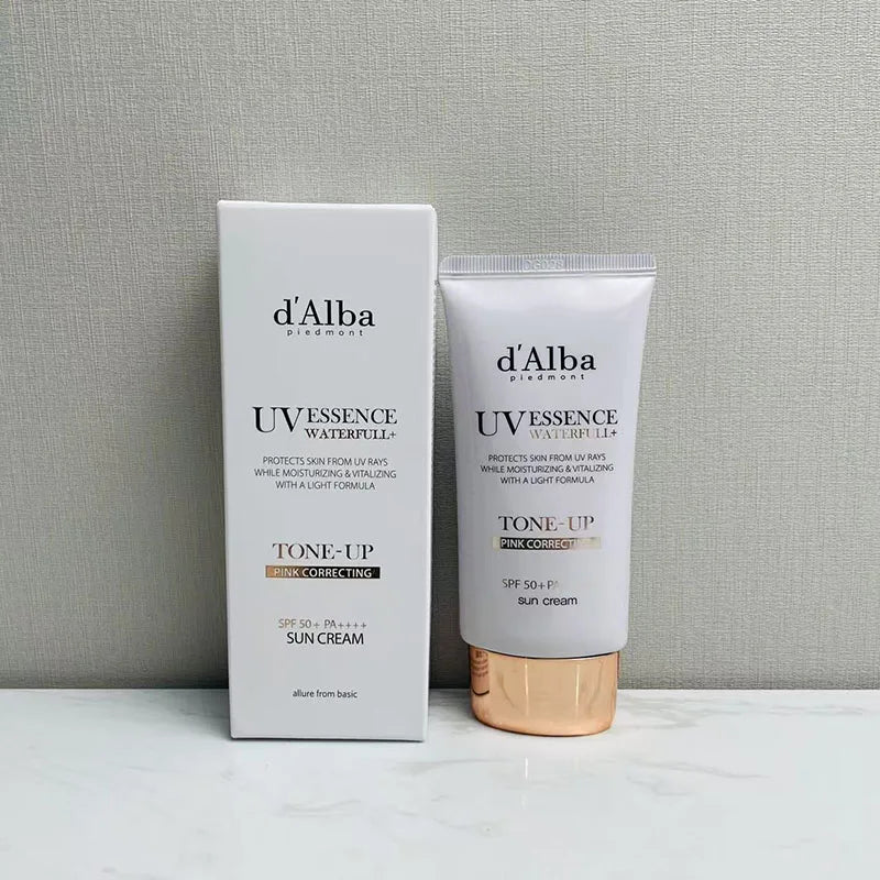 d'Alba Sunscreen Purple UV Essence Waterfull Sun Cream 50mL SPF50+ PA++++ Moisturizing Gentle Nourishing Refreshing Skin Care