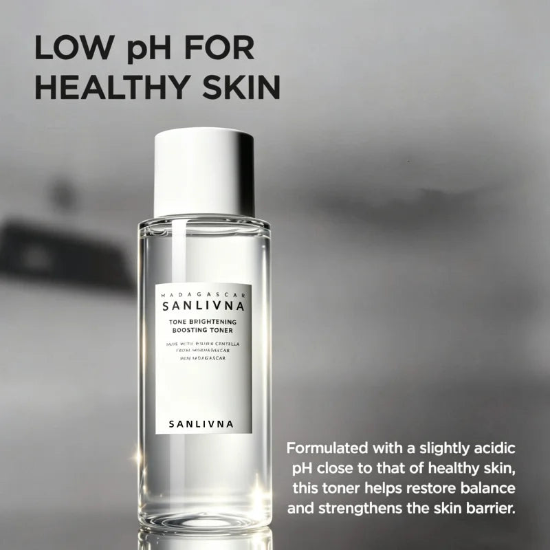 SANLIVNA Centella Asiatica Tone Brightening Boosting Toner Facial Deep Hydrationand Soothing Care Toner Suitable for Dull Skin