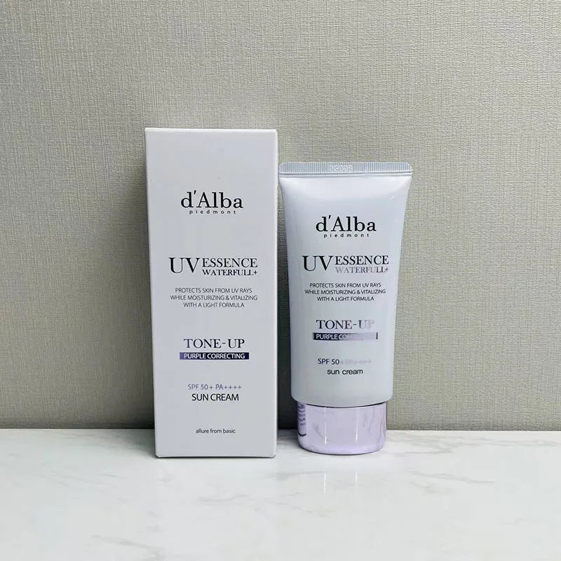 d'Alba Sunscreen Purple UV Essence Waterfull Sun Cream 50mL SPF50+ PA++++ Moisturizing Gentle Nourishing Refreshing Skin Care