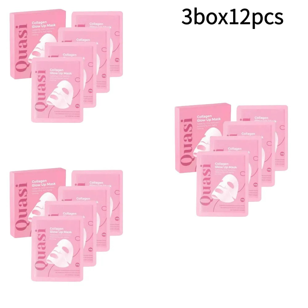 4Pcs Bio Collagen Overnight Mask Mild Korean Nourish Anti Aging Brightening Pore Minimizing Smooth Fine Line Reducing Mask 2026