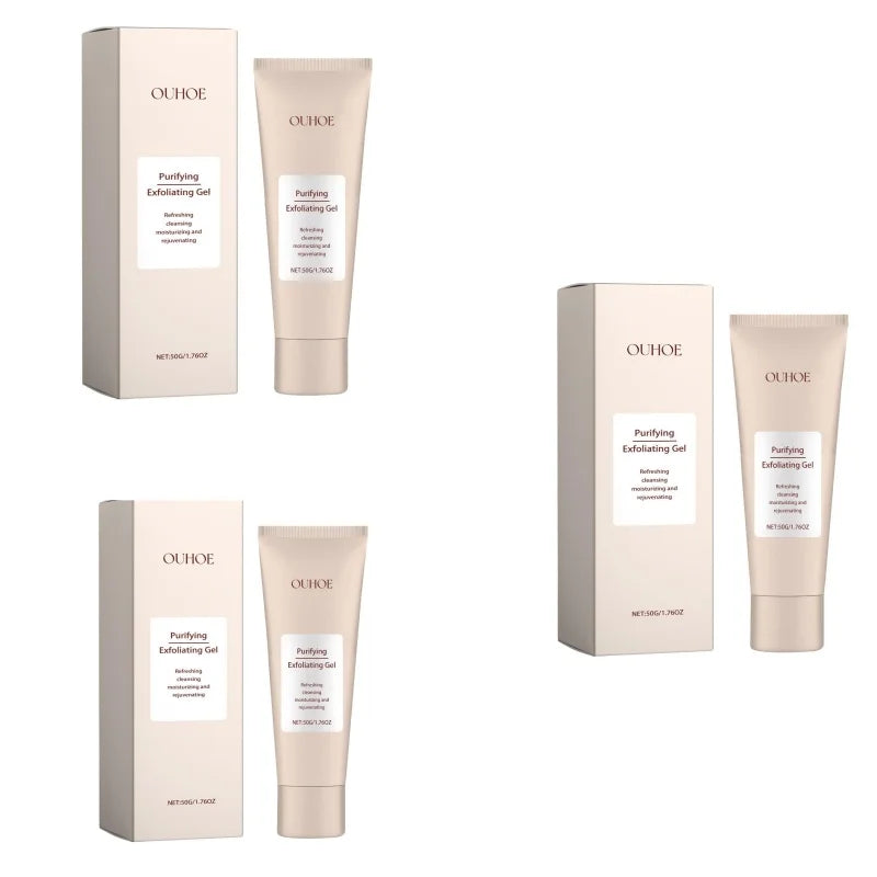 Exfoliating Gel: Skin Gentle Cleansing, Pores Rejuvenation, Blackhead & Acne Control