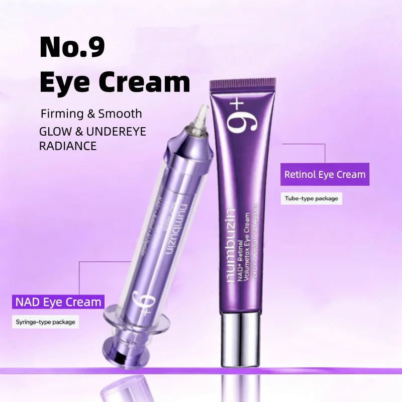 Korean Skincare No.9 NAD Retinol Eye Cream for Anti-Aging,Gentle Retinal Face Moisturizing Firmer Skin Eye Care Gifts for Women