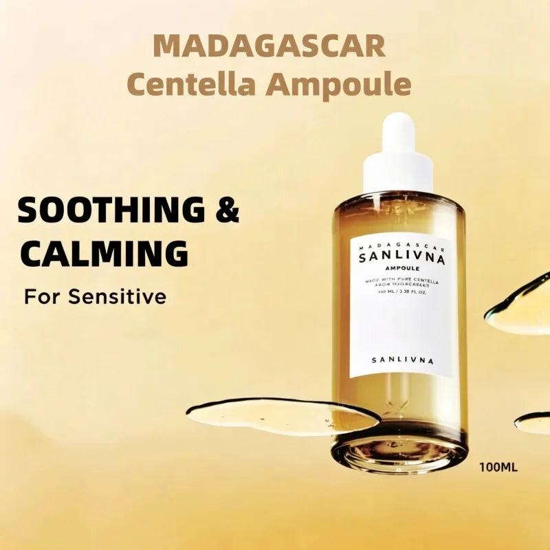Korean Centella Ampoule Series,Poremizing Fresh,Brightening,Intensive Ampoule Face Pore Care Soothing Serum Skincare Products