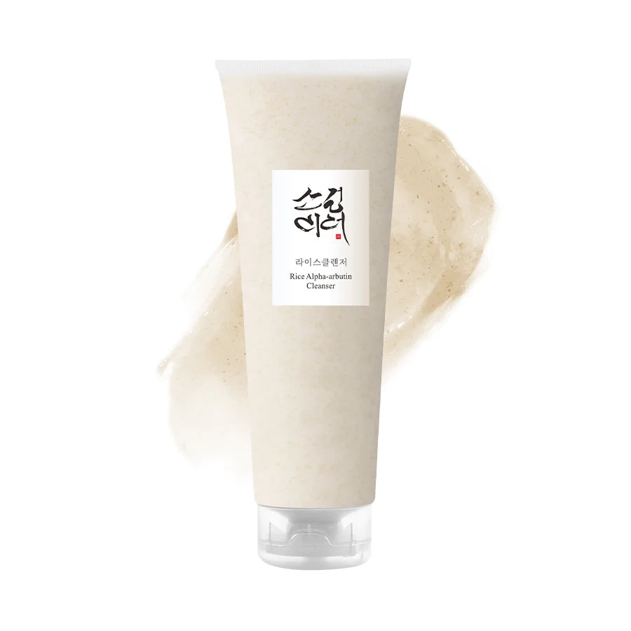 Korean Facial Brightening Cleanser,Low-pH Korean Rice Water Face Wash for Sensitive,Dry Skin,Gentle Face Wash for Moisturizing