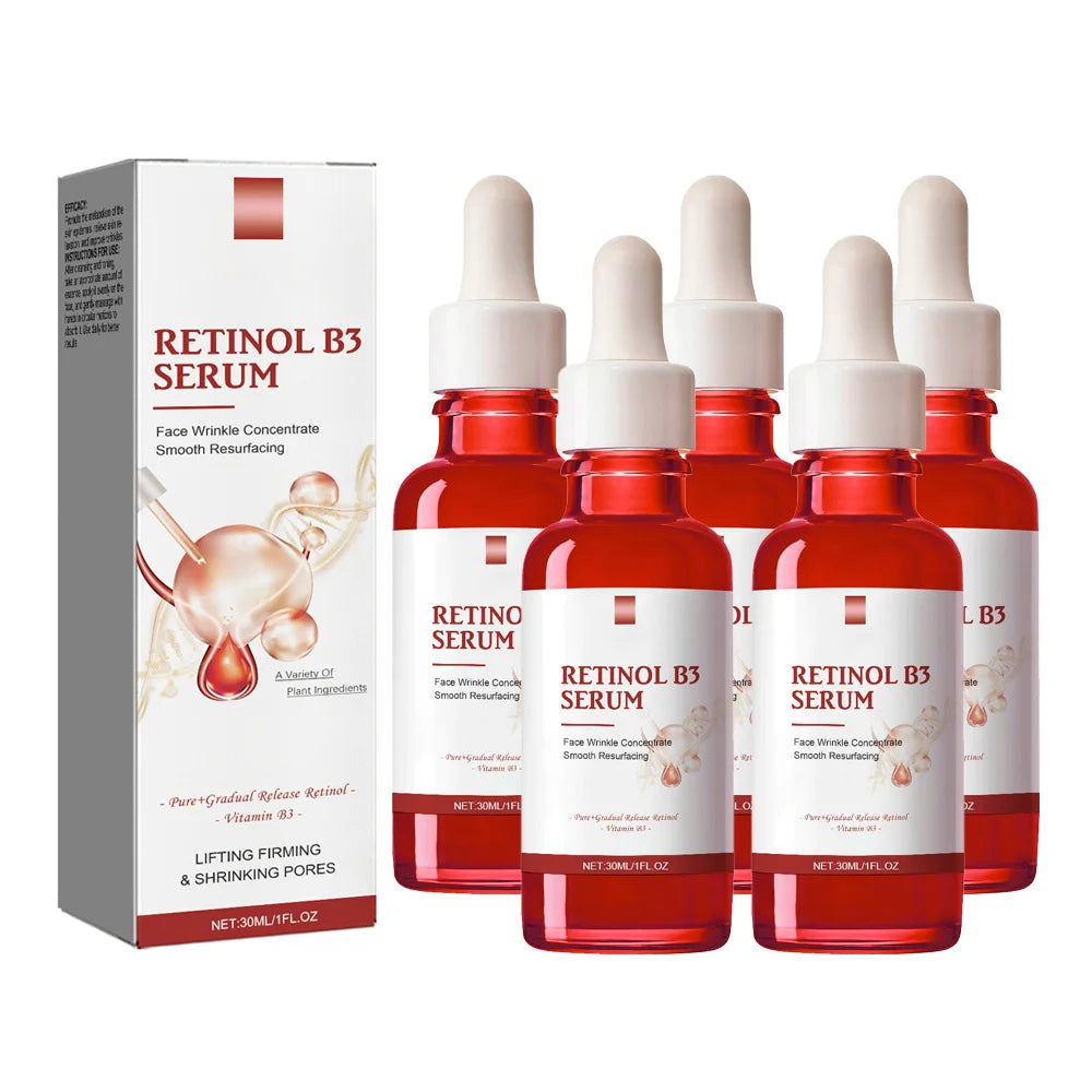 Retinol B3 Face Essence Deep Moisturizing Nourish Younger Fade Fine Line Lifting Firming Repair Smooth Tighten Serum Skin Care