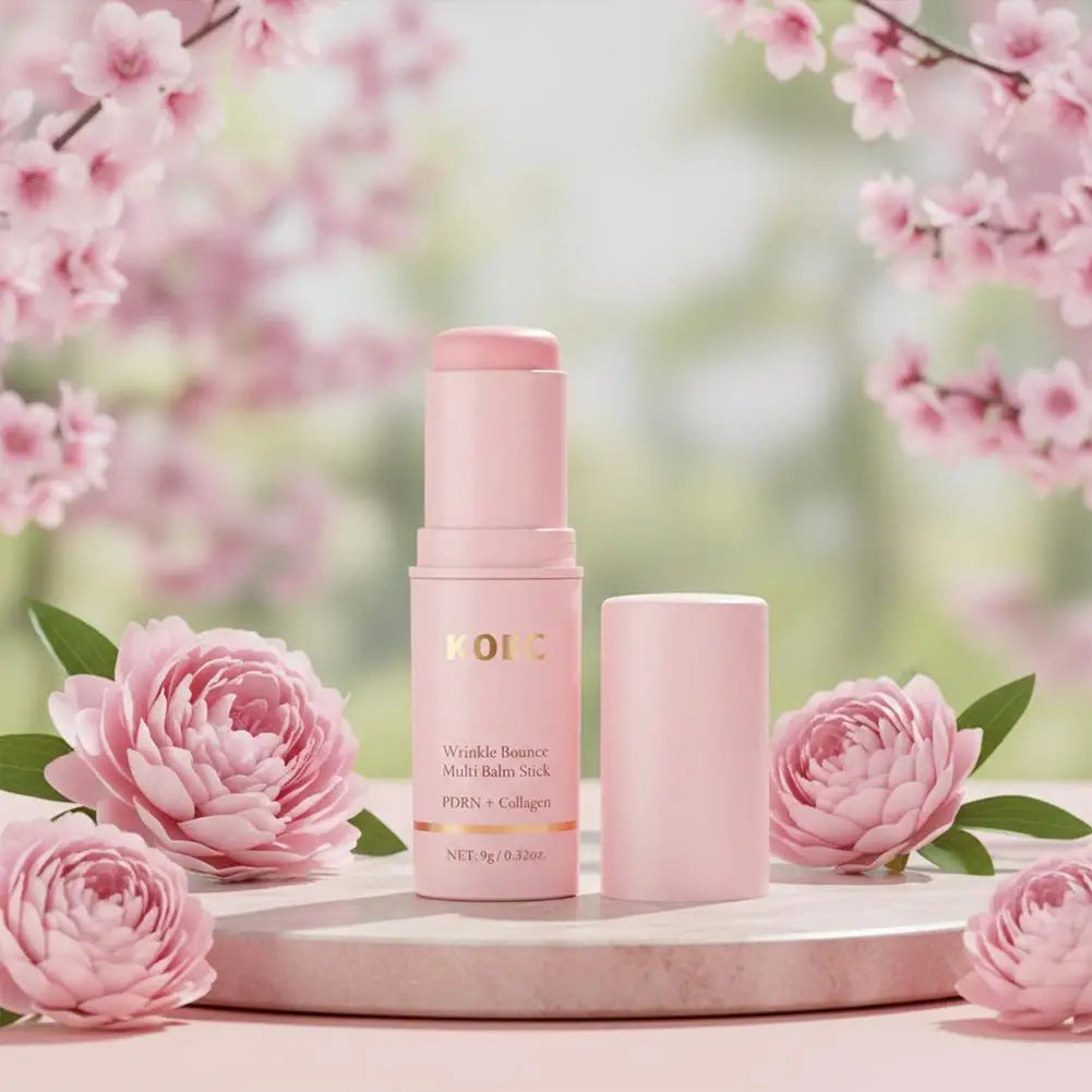 PDRN Collagen Wrinkle Bounce Multi Balm Korean Skin Care Cream Stick For Lasting Moisturizing Smoothing Wrinkle Deep Hydrating