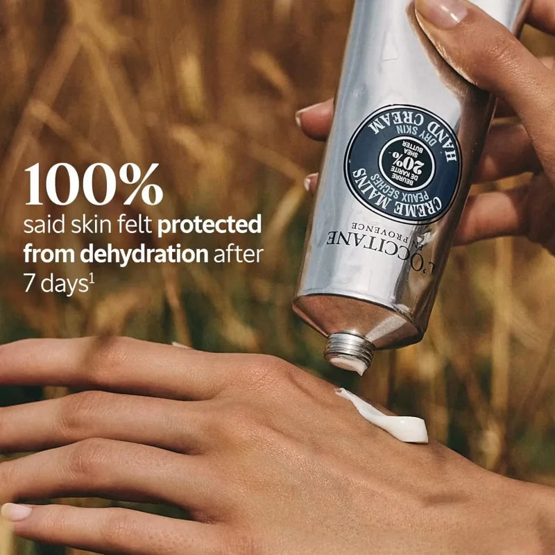 L'OCCITANE 20% Shea Butter,Rose Cherry Blossom Hand Cream,Nourishes Protects Dry Hands Fast Absorbing Non Greasy Lotion Skincare